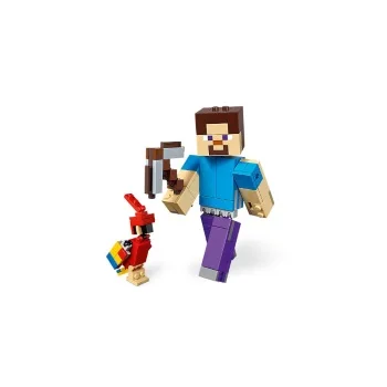 Lego set Minecraft Steve bigfig with parrot LE21148-1 Lego set Minecraft Steve bigfig with parrot LE21148-1